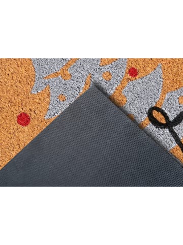 Hanse Home Kokos-deurmat ''Merry Christmas'' lichtbruin/meerkleurig