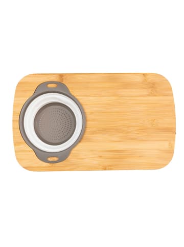 Profiline Snijplank met zeef lichtbruin - (L)49,5 x (B)29,5 cm