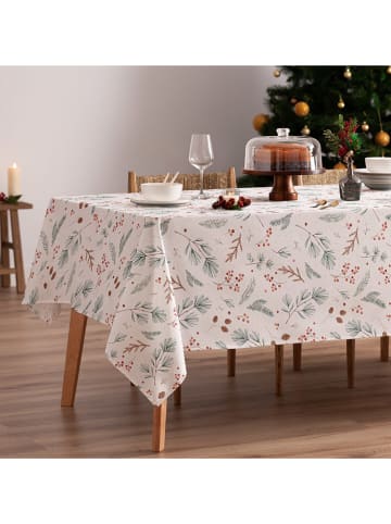 Mint Rugs Tischdecke "Christmas Bonte" in Weiß/ Grün