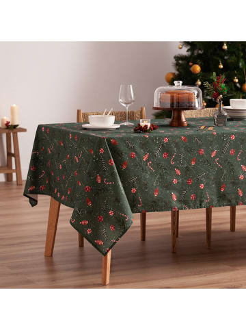Mint Rugs Tischdecke "Christmas Maison" in Grün/ Rot