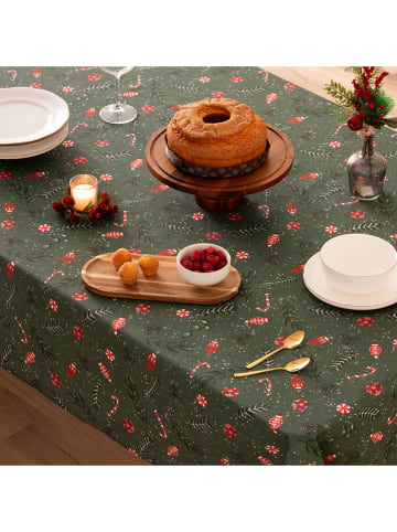 Mint Rugs Tischdecke "Christmas Maison" in Grün/ Rot