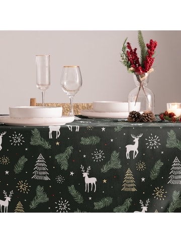 Mint Rugs Obrus "Christmas Santa" w kolorze zielonym