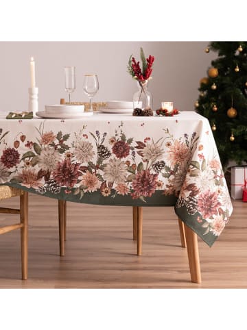 Mint Rugs Obrus "Christmas Tinsel" w kolorze biało-jasnoróżowym