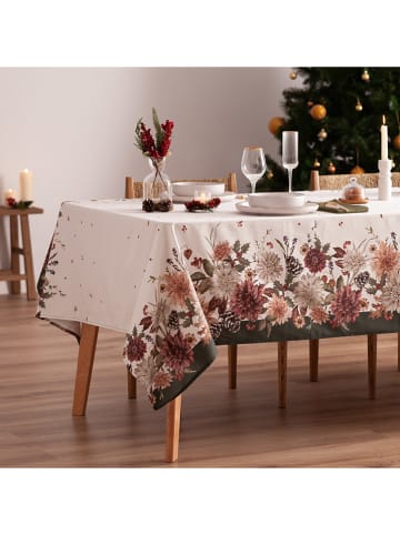 Mint Rugs Tafellaken "Christmas Tinsel" wit/lichtroze