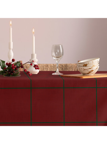 Mint Rugs Obrus "Christmas Windows" w kolorze bordowym
