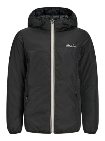 JACK & JONES Junior Kurtka pikowana "Tons" w kolorze czarnym