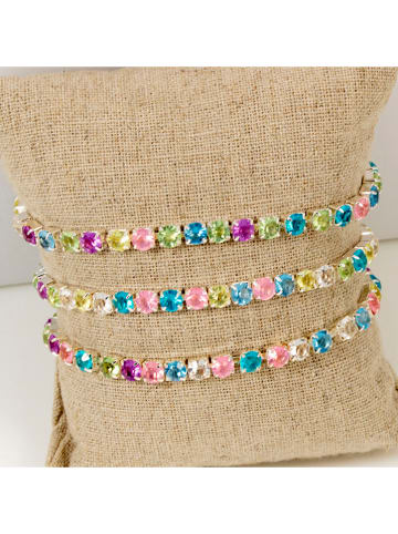 MENTHE À L'O 3-delige set: armbanden met kristallen