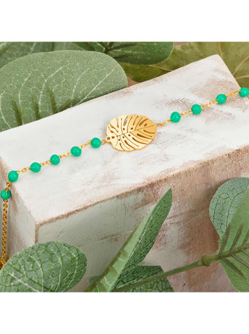 MENTHE À L'O Vergulde armband met sierelementen