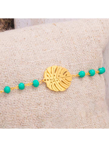 MENTHE À L'O Vergulde armband met sierelementen