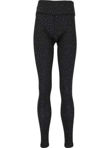 Zigzag Funktionsleggings "Borary Jr." in Schwarz