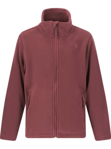 Zigzag Fleecejacke "Nocturne" in Bordeaux