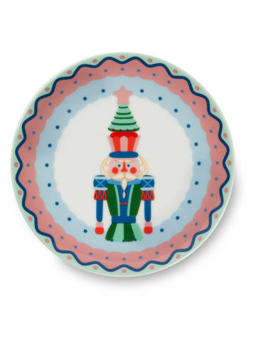 Trendy Kitchen by EXCÉLSA Talerzyki deserowe (6 szt.) w kolorze błękitno-zielono-czerwonym - Ø 15 cm