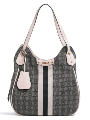 Liu Jo Shopper in Anthrazit/ Weiß - (B)33 x (H)34 x (T)13 cm