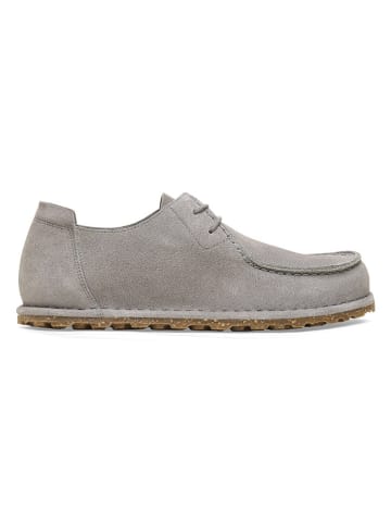 Birkenstock Leren veterschoenen "Utti" grijs