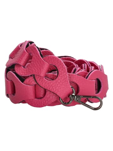 Charm Leren schouderriem roze - (L)110 x (B)3 cm