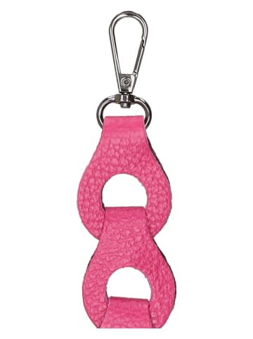 Charm Skórzany pasek w kolorze różowym do torebki - 110 x 3 cm