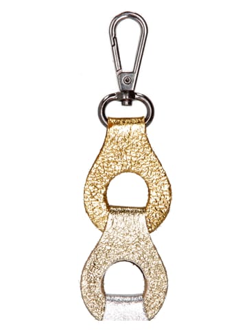 Charm Leder-Umhängeriemen in Gold - (L)110 x (B)3 cm