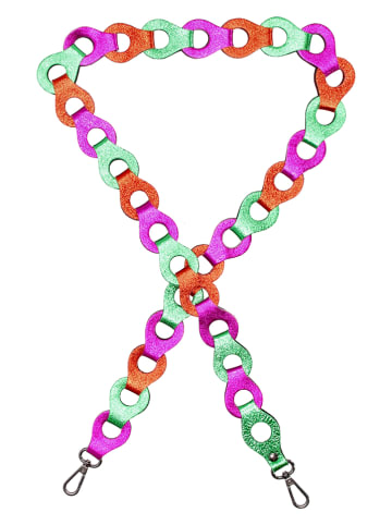 Charm Leder-Umhängeriemen in Bunt - (L)110 x (B)3 cm