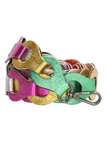Charm Leder-Umhängeriemen in Bunt - (L)110 x (B)3 cm