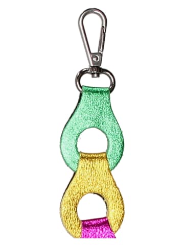 Charm Skórzany pasek ze wzorem do torebki - 110 x 3 cm
