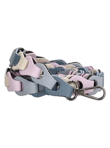 Charm Skórzany pasek ze wzorem do torebki - 135 x 2 cm