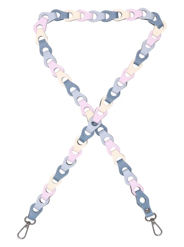 Charm Skórzany pasek ze wzorem do torebki - 135 x 2 cm