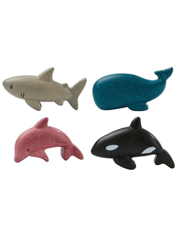 Plan Toys 4-delige set: ''Zeedieren'' - vanaf 12 jaar