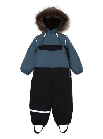 mikk-line Schneeanzug in Blau/ Schwarz