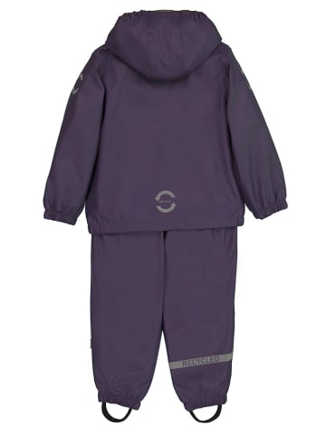 mikk-line 2-delige regenoutfit pruimkleurig