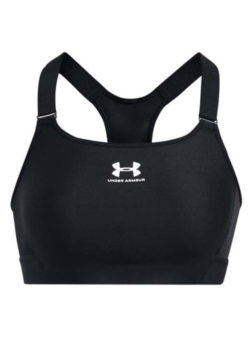 Under Armour Sportbeha "HeatGear" zwart - high