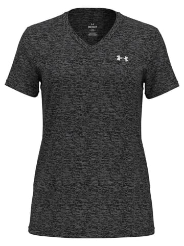 Under Armour Koszulka sportowa "Tech" w kolorze antracytowym