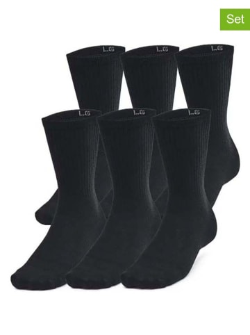 Under Armour Skarpety (6 par) "Essential" w kolorze czarnym