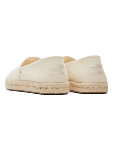 TOMS Espadryle w kolorze beżowym