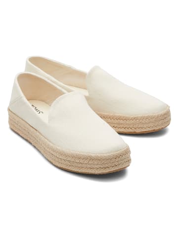 TOMS Espadrilles in Creme