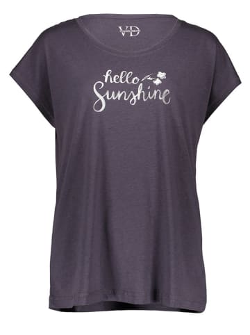 Vivance Pyjama-Oberteil in Aubergine