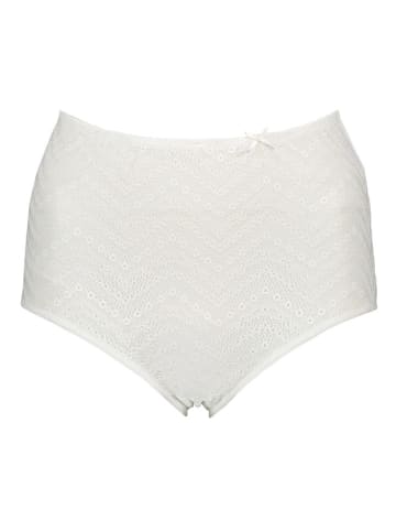 LASCANA Figi high waist w kolorze białym