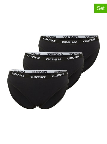 Chiemsee 3er-Set: Slips in Schwarz