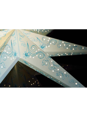 Konstsmide Dekoleuchte ''Stern'' in Weiß/ Blau - (H)78 cm