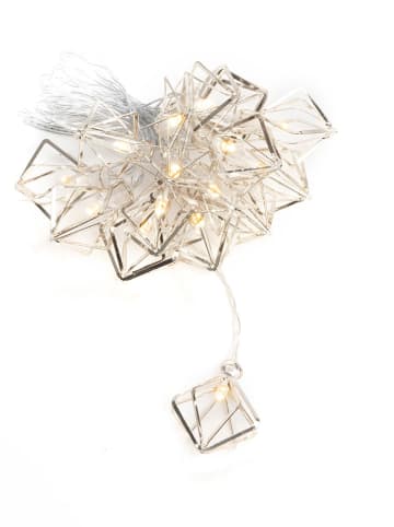 Konstsmide Decoratieve ledlichtketting zilverkleurig/warmwit