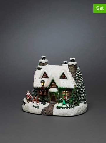 Konstsmide Decoratieve ledlamp ''Huis'' meerkleurig - (B)24 x (H)20,5 x (D)18 cm
