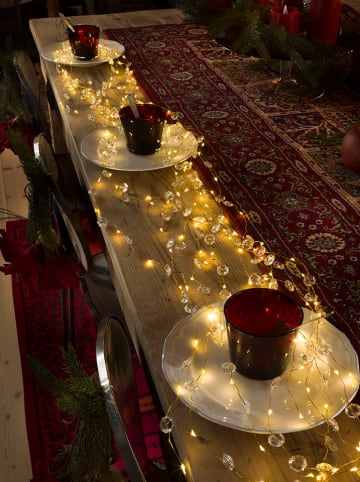 Konstsmide Ledlichtketting ''Diamantenlametta'' warmwit