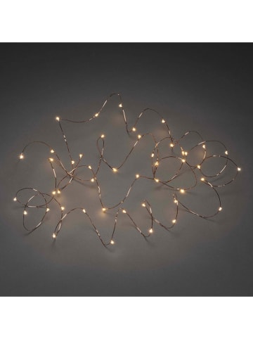 Konstsmide LED-Tropfenlichterkette in Bernstein
