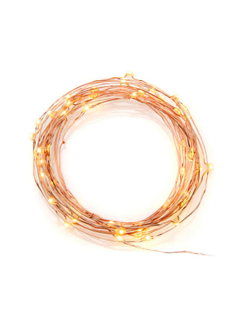 Konstsmide LED-Tropfenlichterkette in Bernstein