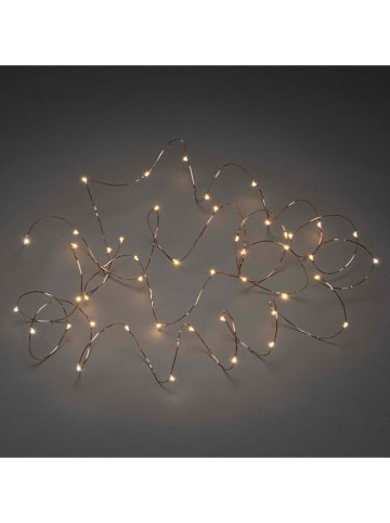 Konstsmide LED-Tropfenlichterkette in Bernstein