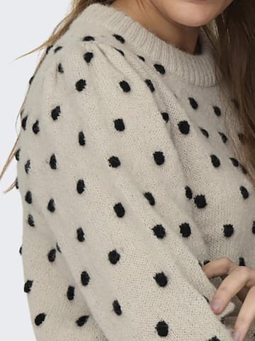 JDY Sweter w kolorze beżowym