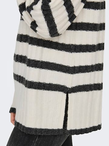 JDY Pullover in Creme/ Anthrazit