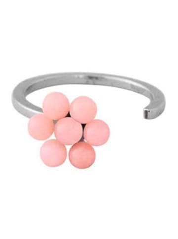 Design Letters Silber-Ring "My Flower" mit Edelsteinen