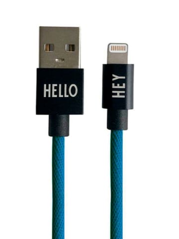 Design Letters Kabel Lightning w kolorze niebieskim - dł. 100 m