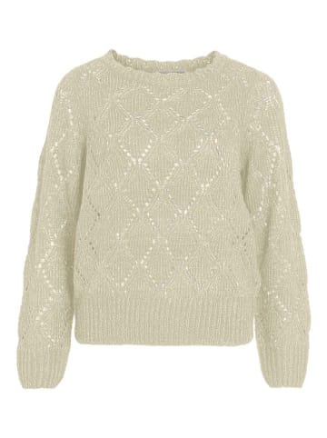 Vila Pullover in Creme