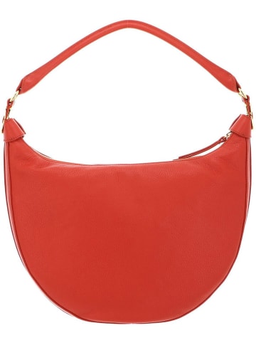COCCINELLE Leder-Schultertasche in Rot - (B)35 x (H)27 x (T)6 cm
